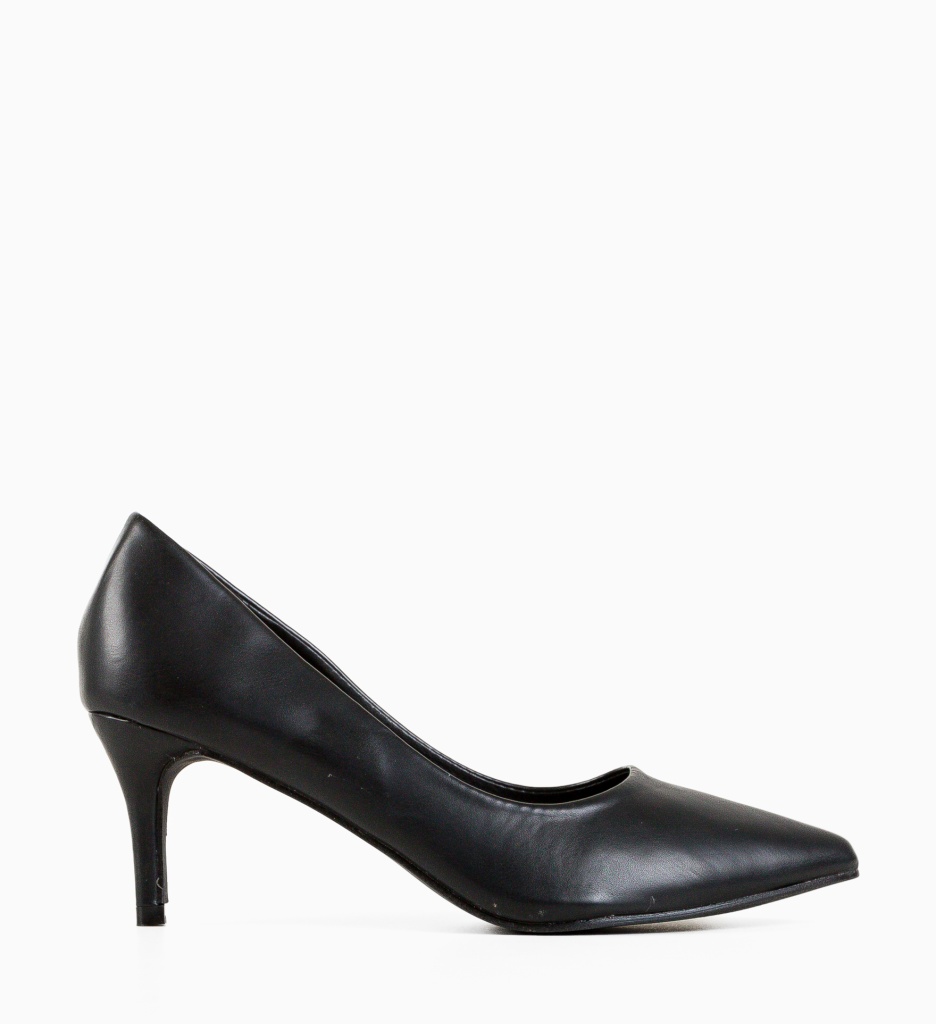 Pantofi Rikea Negri Eleganți cu Toc - imagine 4