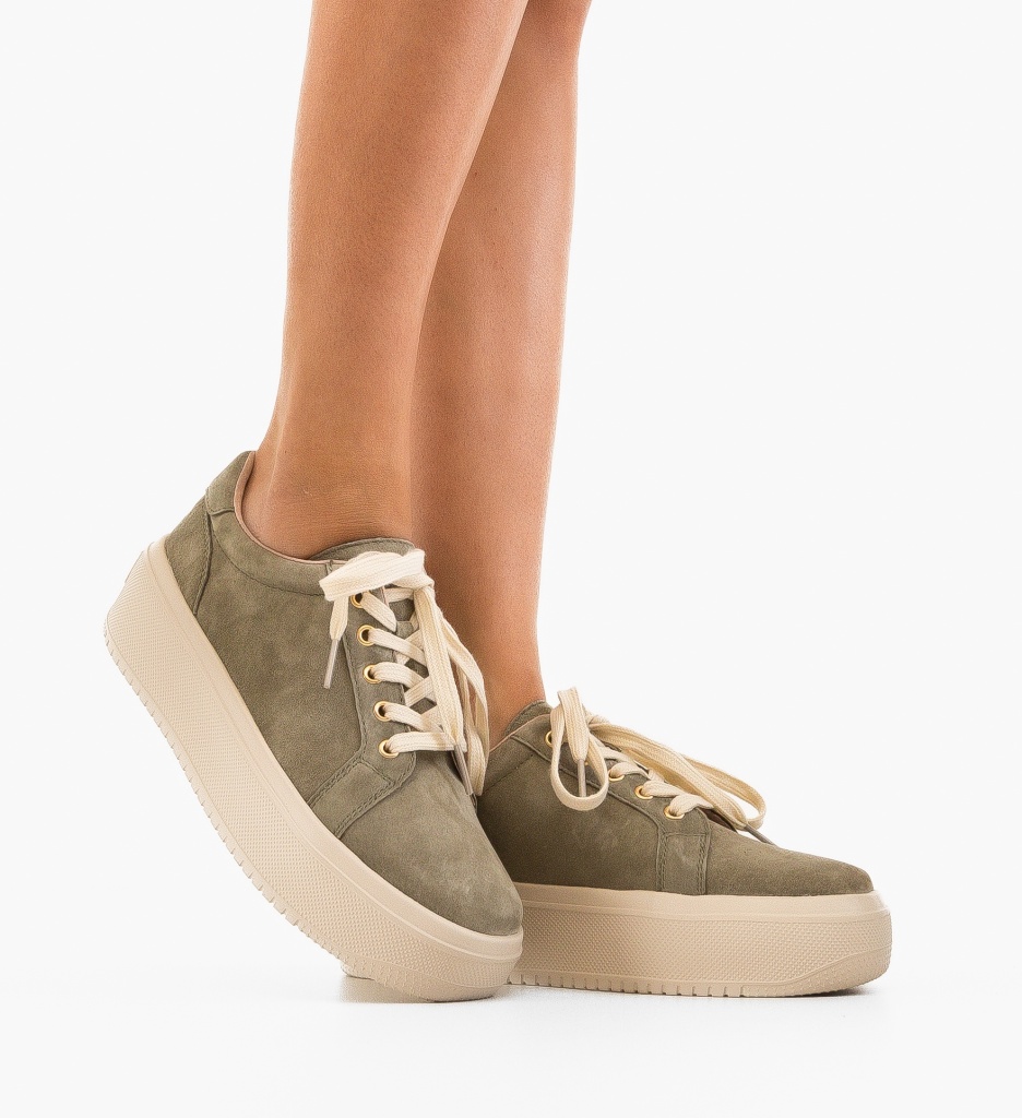 Sneakers Daravo Verzi | Confort si Design Modern - imagine 2