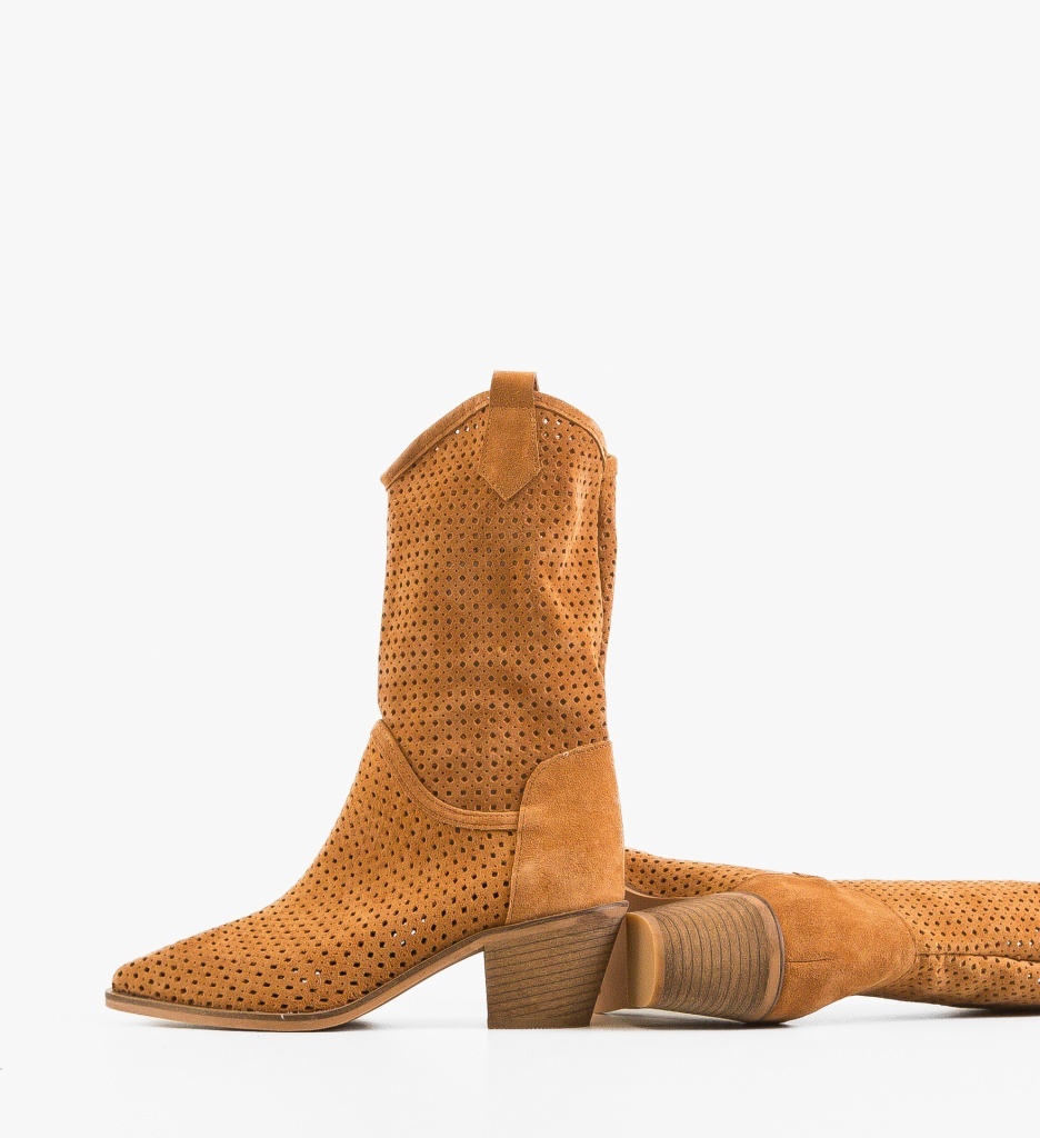 Botine Dama Tersa Camel | Eleganță și Stil - imagine 5