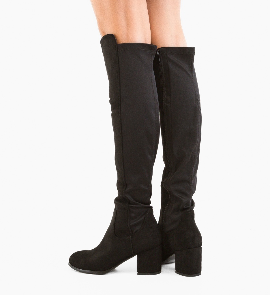 Cizme Dama Buntro Negre Elegante - imagine 4