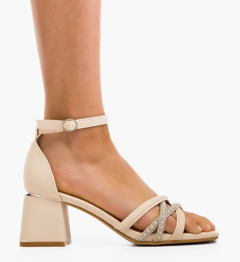 Sandale Dama Porte Bej Elegante
