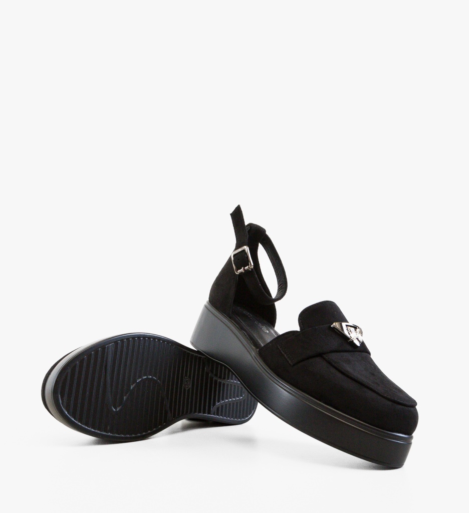 Pantofi Casual Terfly Negri 2 - Confort Stilat - imagine 3