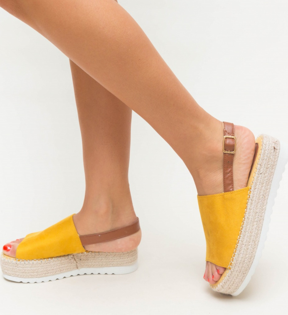 Platforme Sedy Galbene - Stil și Confort - imagine 2