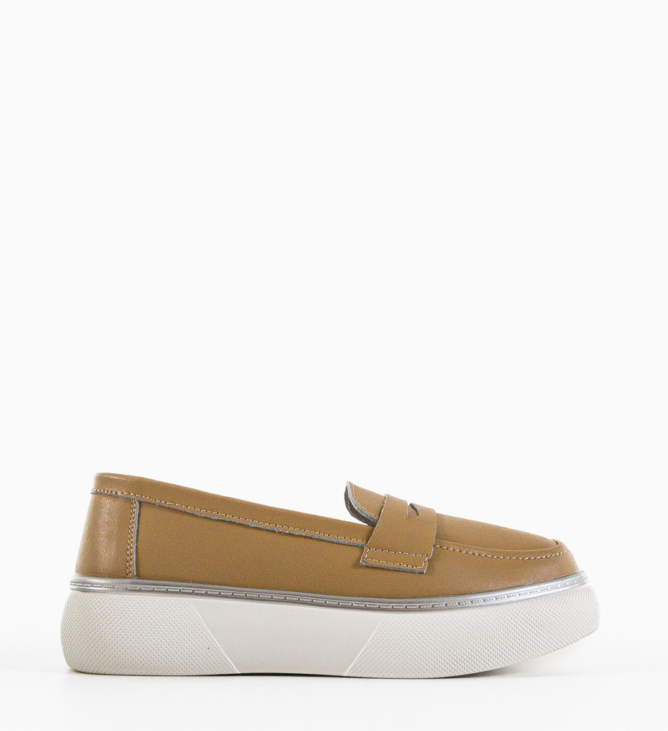 Pantofi Casual Dama Bej Prossy - Confort & Stil - imagine 4