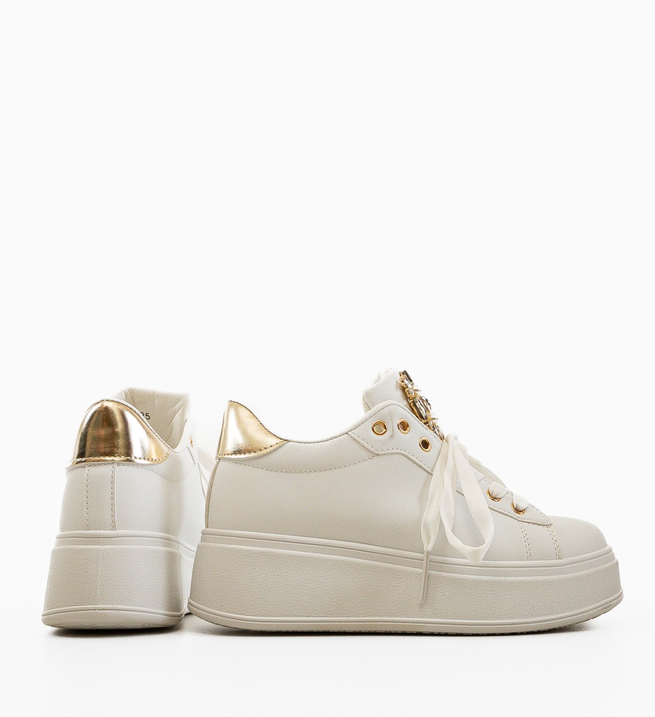 Sneakers Dama Tibby Aurii - Eleganță și Confort - imagine 4