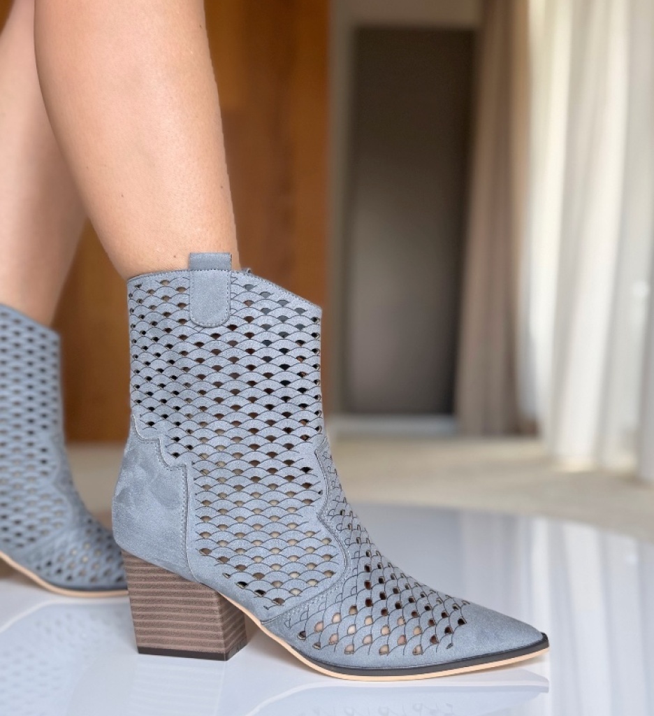 Botine Dama Albastre Syon - Eleganță și Confort - imagine 3