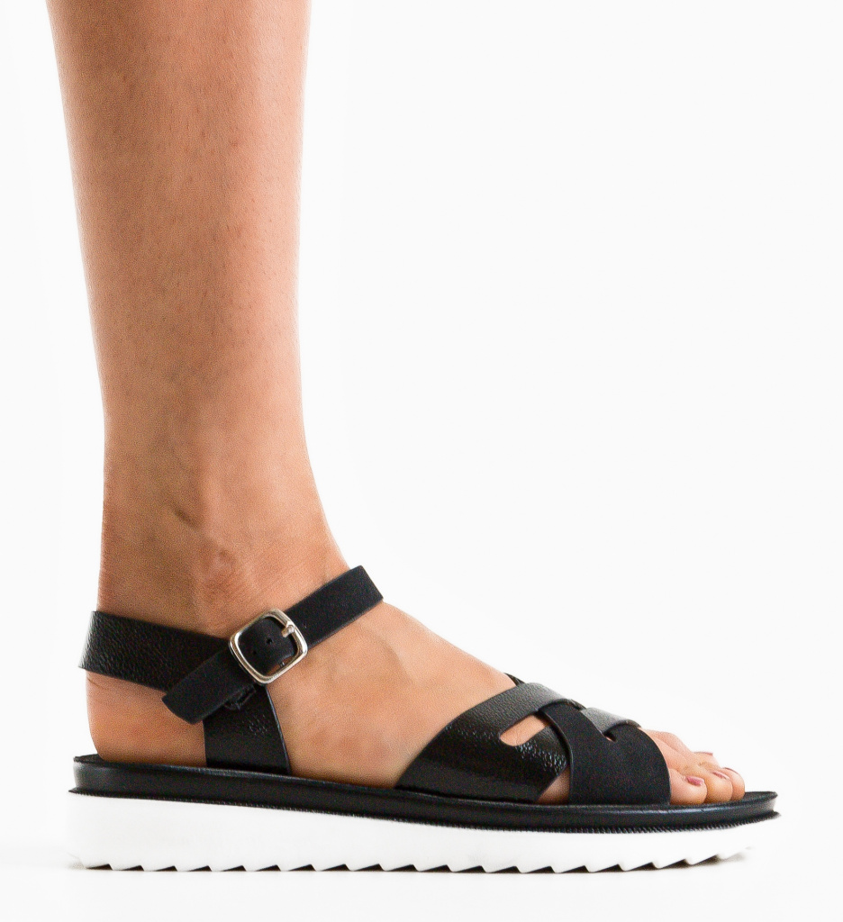 Sandale Dama Halifax Negre | Eleganță Asigurată - imagine 5