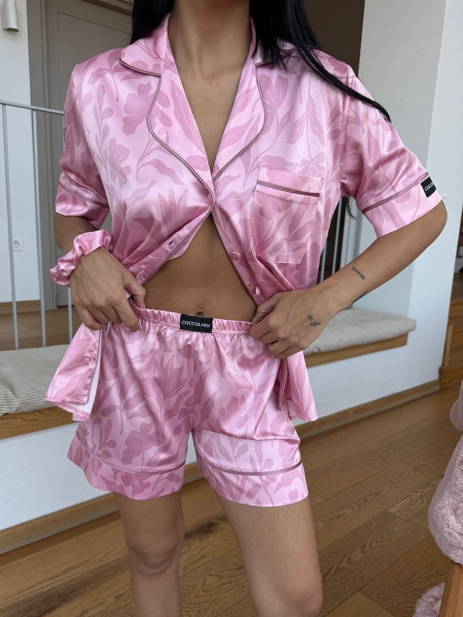 Pijama Damă 2 Piese Satin Delis – Confort & Stil - imagine 2