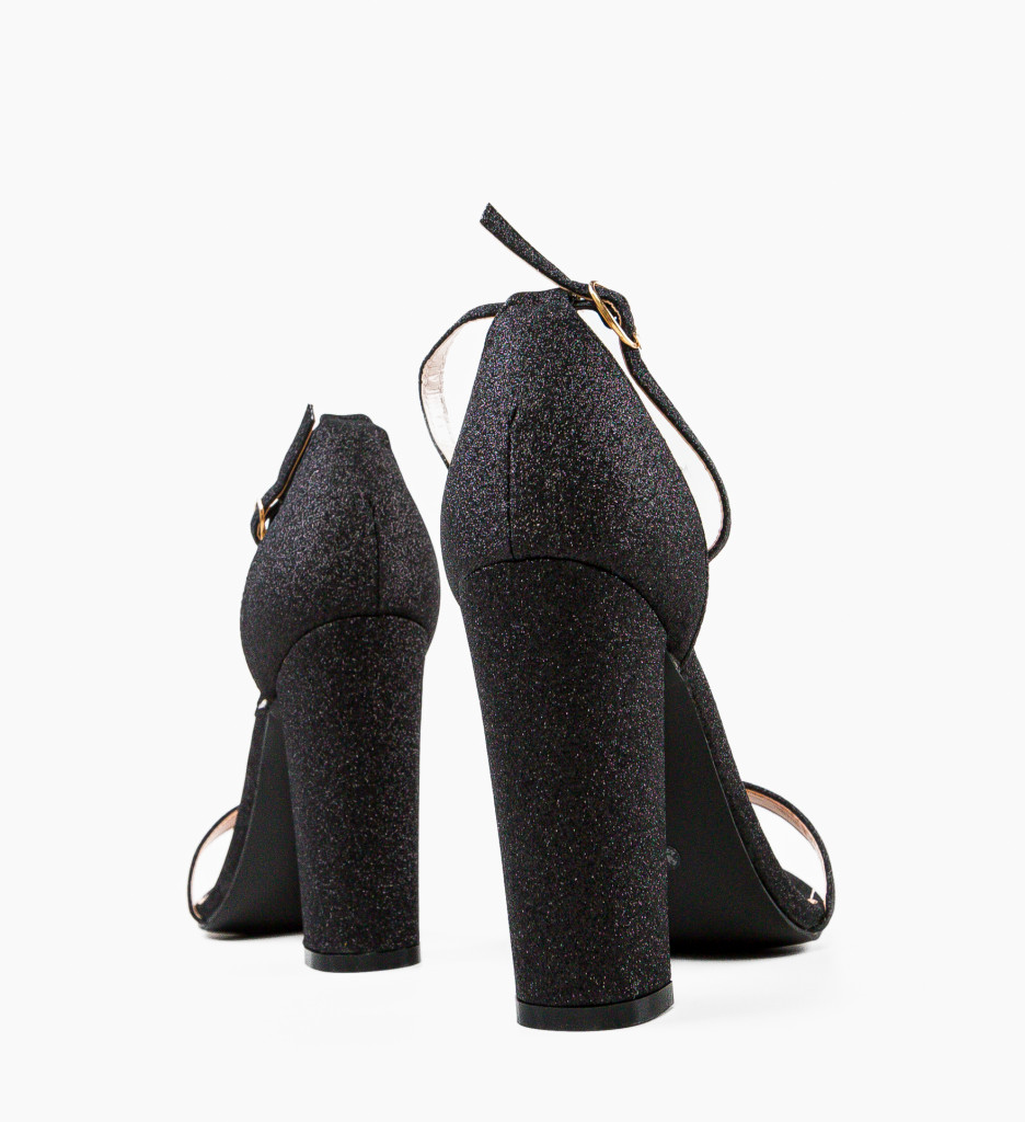 Sandale Toc Velma Negre - Eleganță și Stil - imagine 8