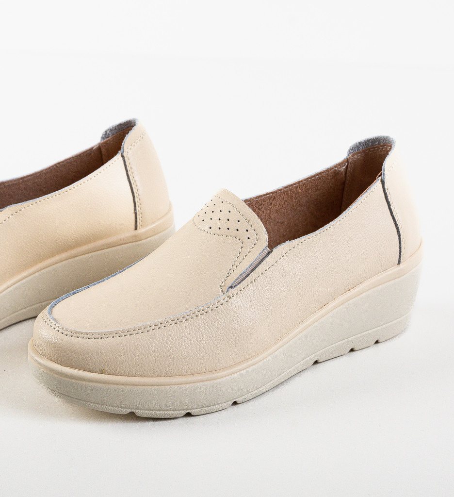 Pantofi Casual Sanam Bej - Confort și Stil Zilnic - imagine 5