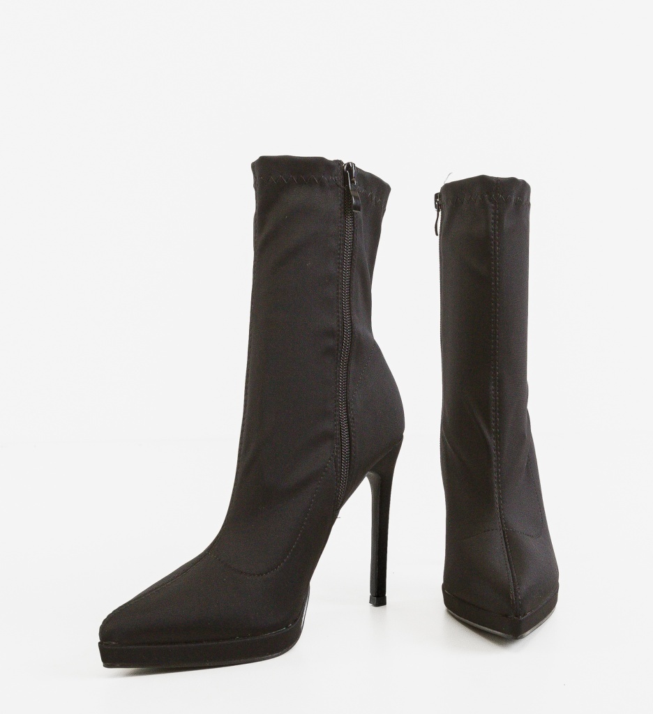Botine Dama Hamy Negre - Eleganță și Confort - imagine 6