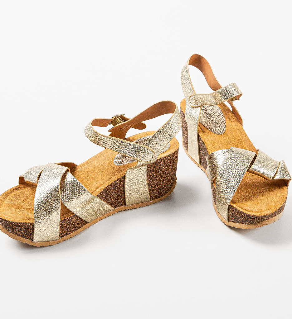 Platforme Dama Dylan Aurii 2 - Eleganță și Stil - imagine 7
