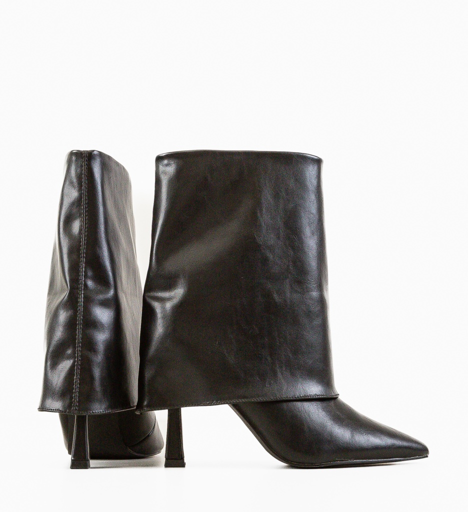 Botine Dama Kanel Negre | Eleganță și Stil - imagine 5