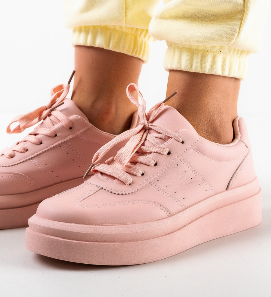 Sneakers Dama Bjorn Roz - Confort și Stil Sport - imagine 4
