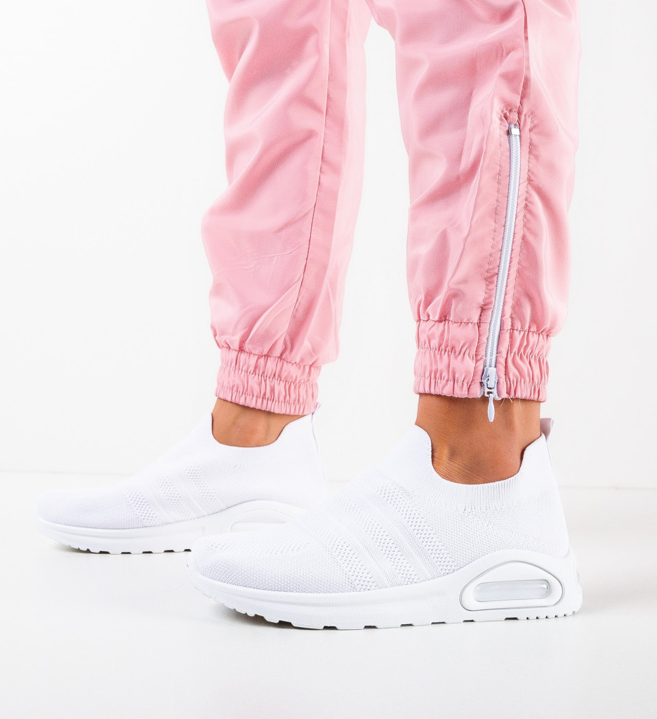 Sneakers Dama Valdez Albi - Confort și Stil Modern - imagine 2