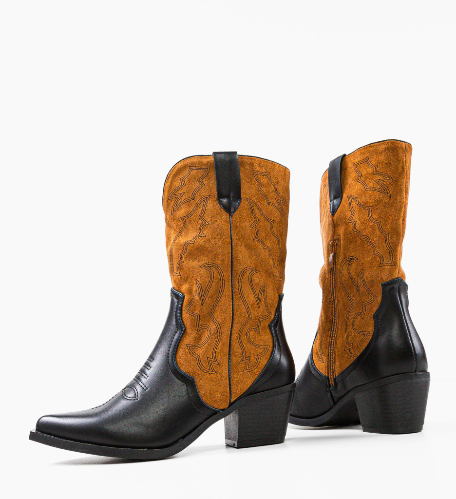 Cizme Dama Shanic Camel | Stil si Confort - imagine 7