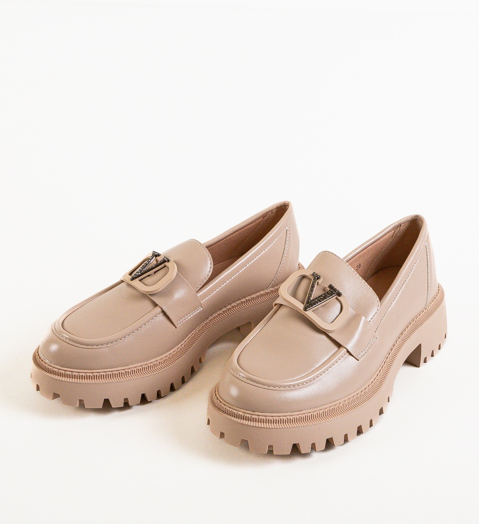 Pantofi Casual Dama Ejiro Bej | Confort & Stil - imagine 7