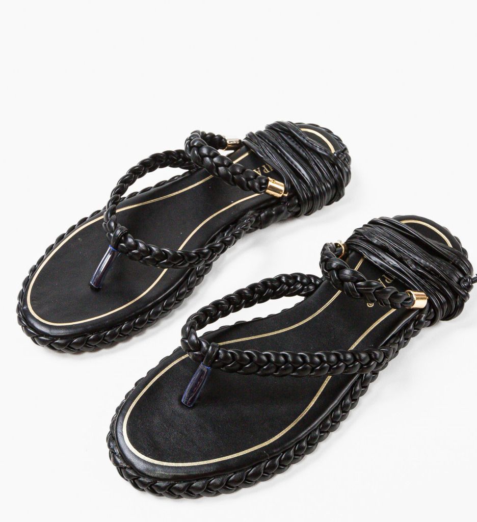 Sandale Nikifor Negre - Eleganță și Confort - imagine 5