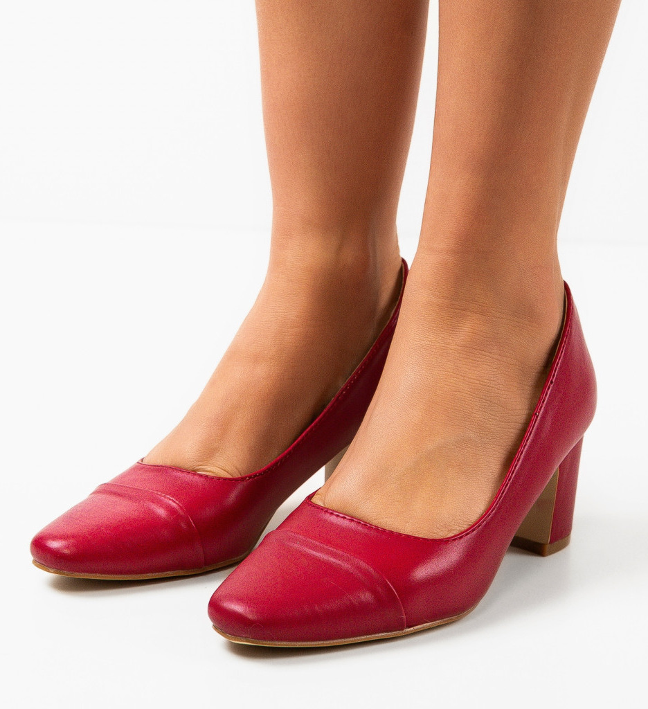 Pantofi Dama Parrish Grena | Eleganță și Stil - imagine 3