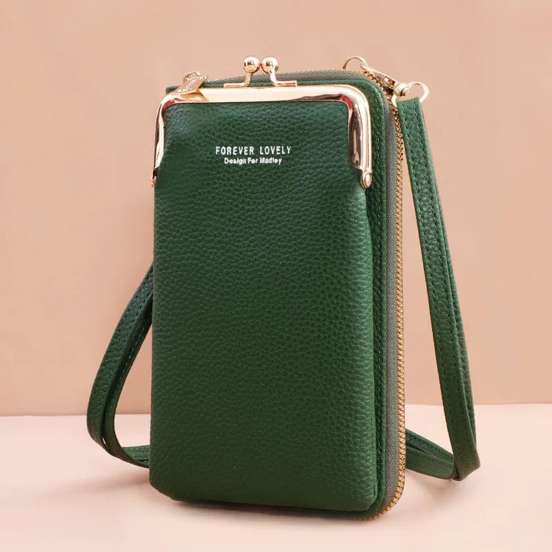 Portofel Geantă Pfy Angela PT520, 2-in-1, Verde