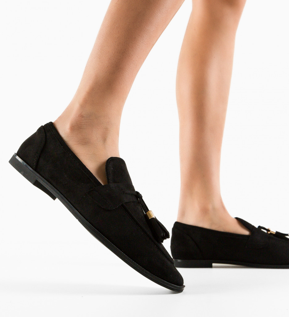 Pantofi Casual Dama Lusintia Negri | Stil & Confort - imagine 3