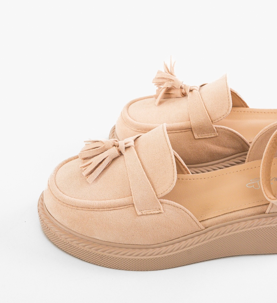 Pantofi Casual Dama Hagge Bej | Stil si Confort - imagine 5
