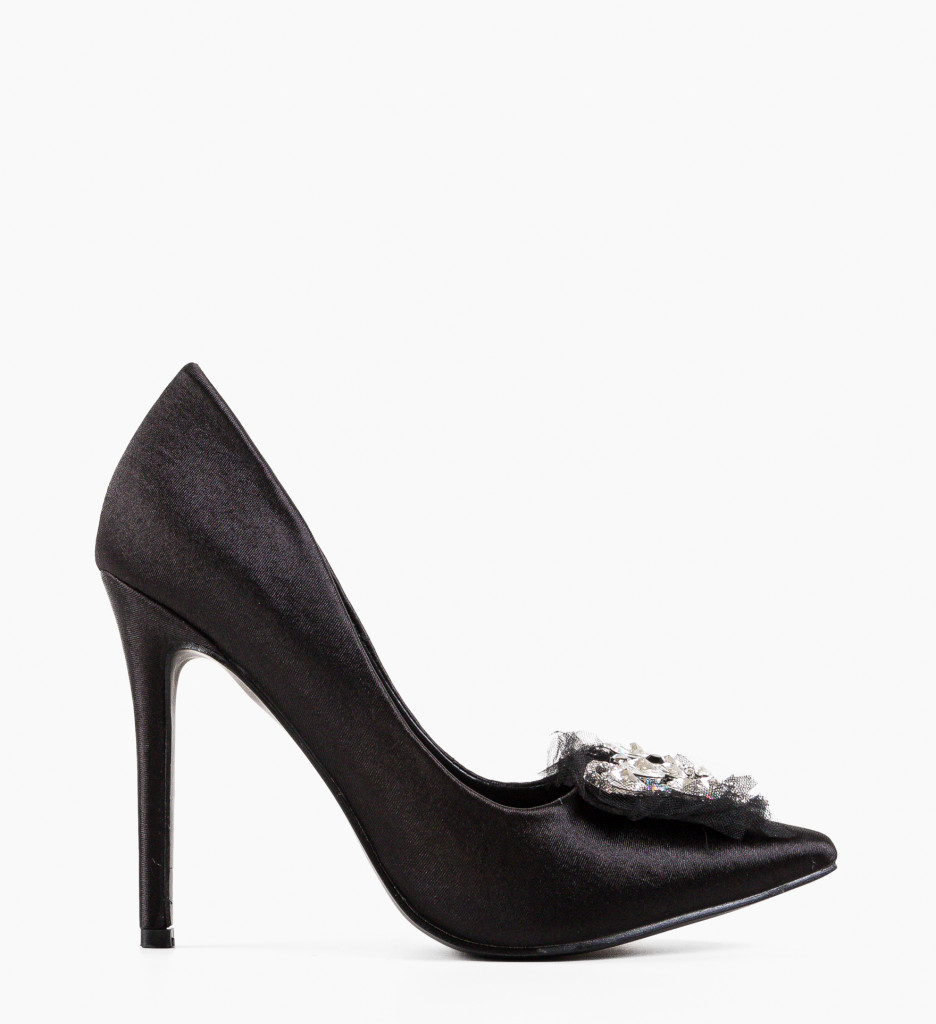 Pantofi cu Toc Negri Neanyta | Stil Impecabil - imagine 4