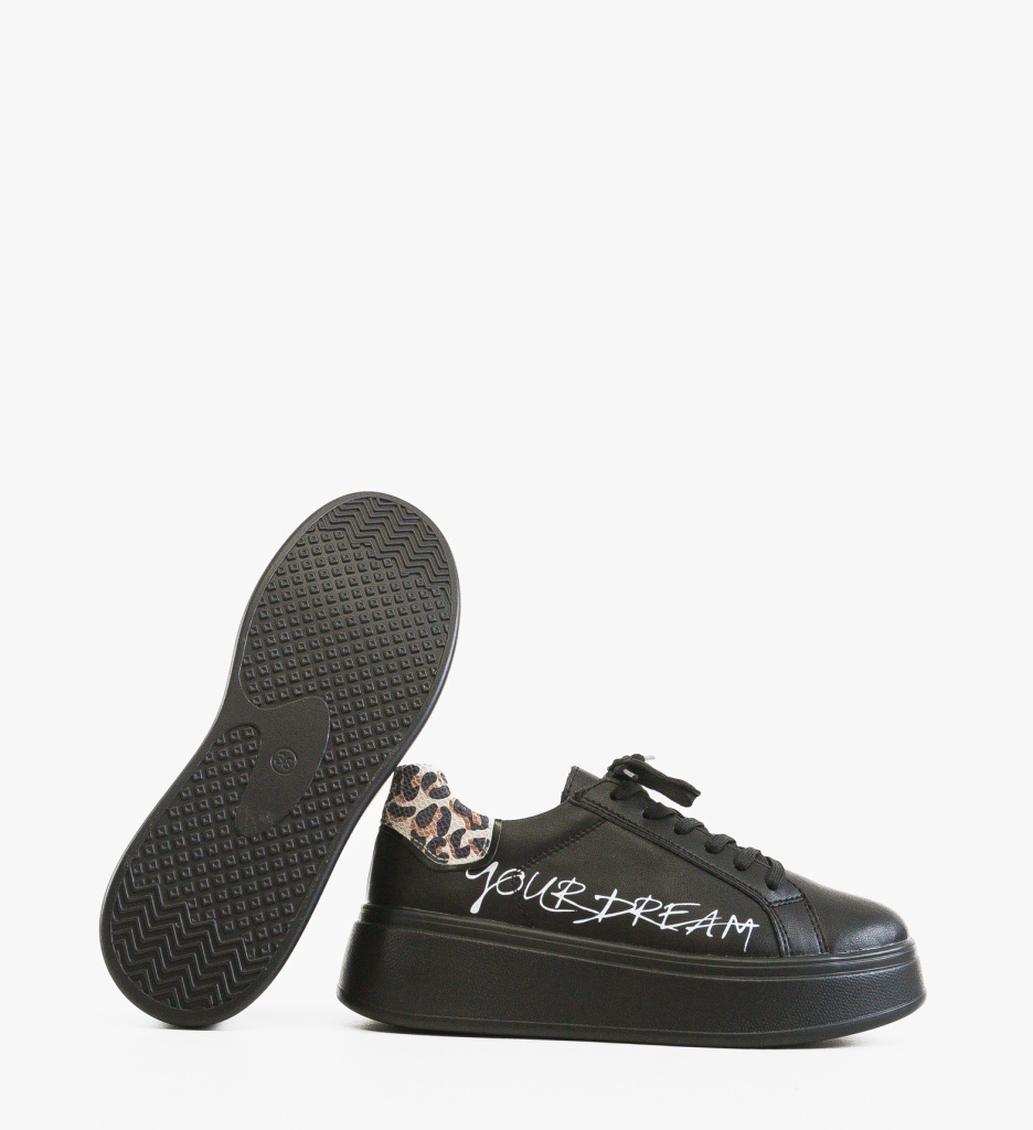 Sneakers Dama Dream Negri | Stil și Confort - imagine 6