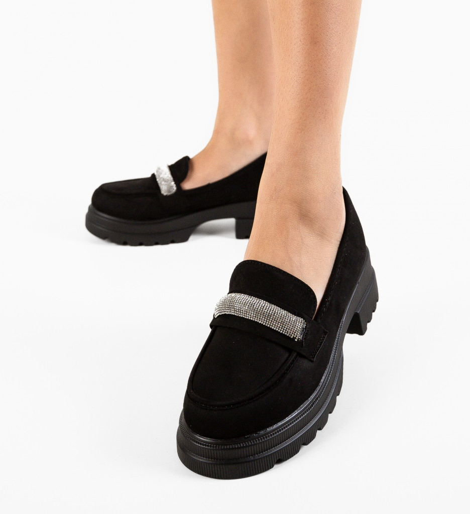 Pantofi Casual Lelan Negri | Confort Zilnic