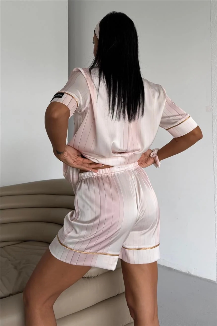Set Pijama Dama 2 Piese Delis, Satin Mat - imagine 4