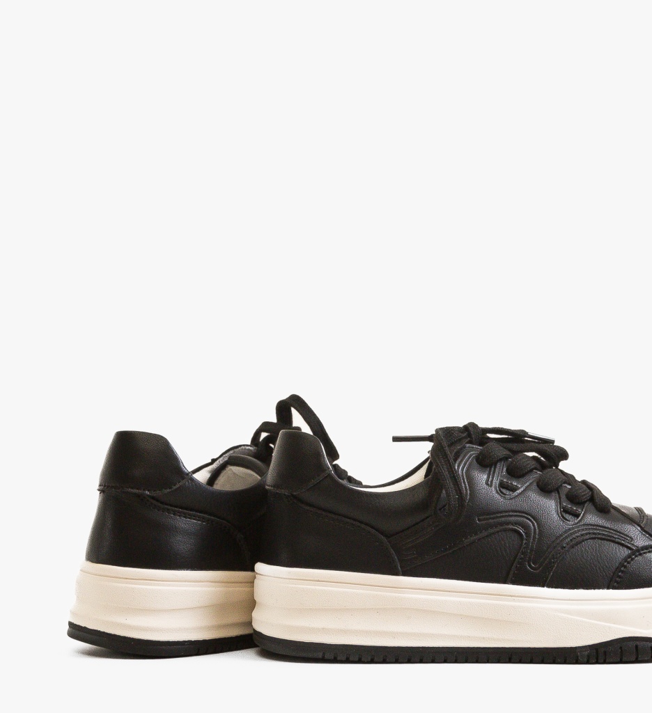 Sneakers Niuzli Negri - Confort & Stil Urban - imagine 4
