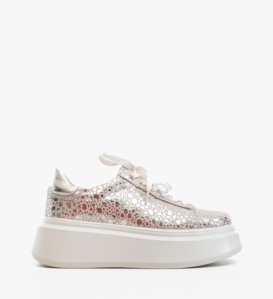 Pantofi Casual Ganey Argintii - Eleganță și Stil - imagine 8