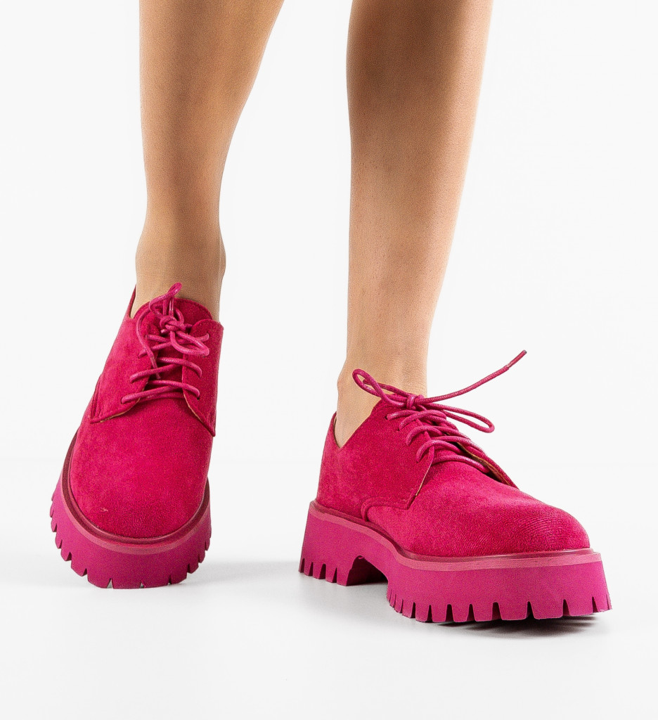 Pantofi Casual Dama Maisie Fuchsia | Stil si Confort - imagine 2