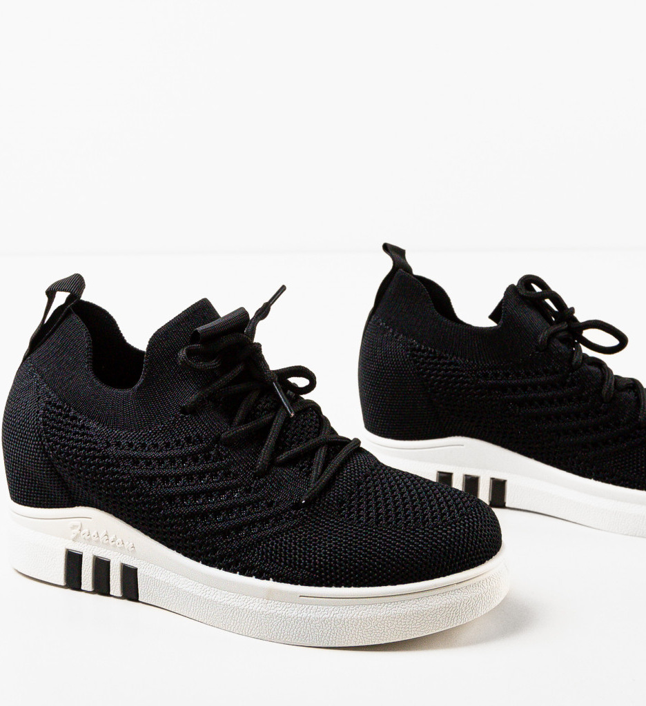 Sneakers Staplic Negri - Confort și Stil - imagine 7