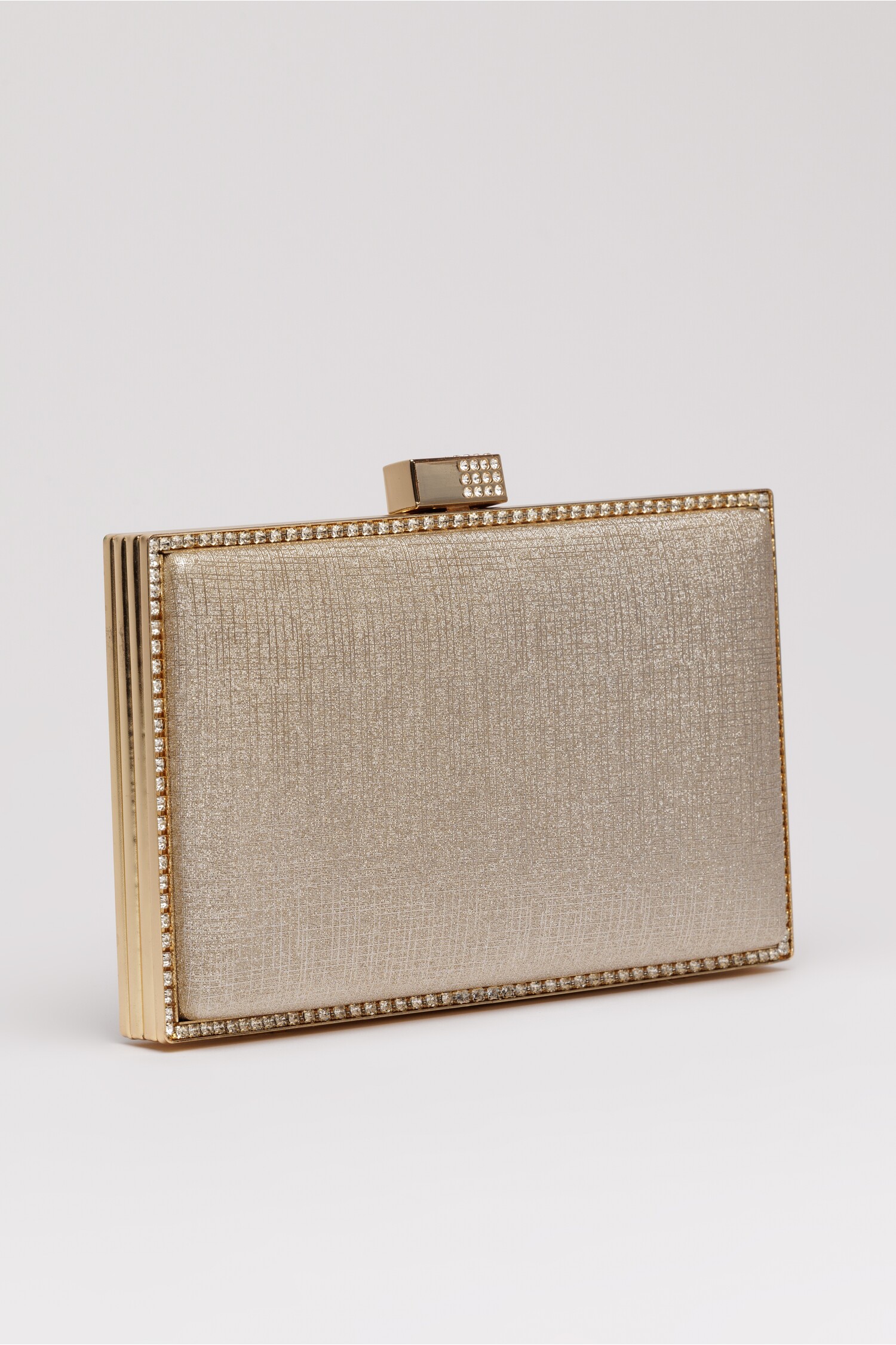 Clutch Elegant Auric cu Pietricele - Accesoriul Perfect