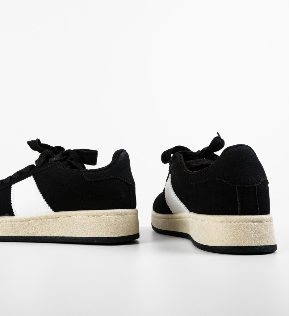 Sneakers Kionba Negri - Confort și Stil Urban - imagine 7