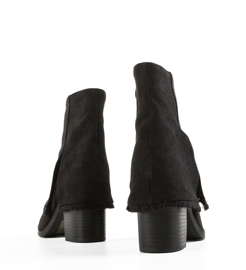Botine Dama Keith Negre Elegante - imagine 7