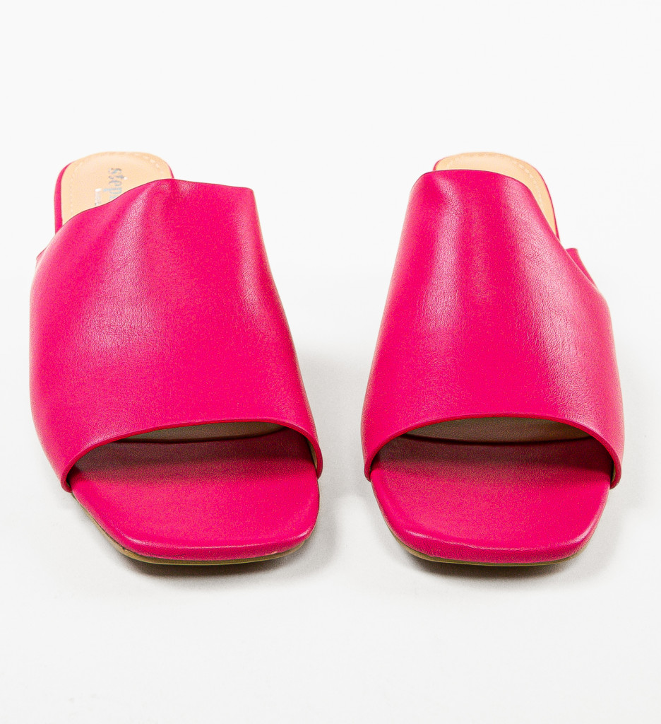 Saboti cu toc Bayane Fuchsia - Eleganță și Stil - imagine 7