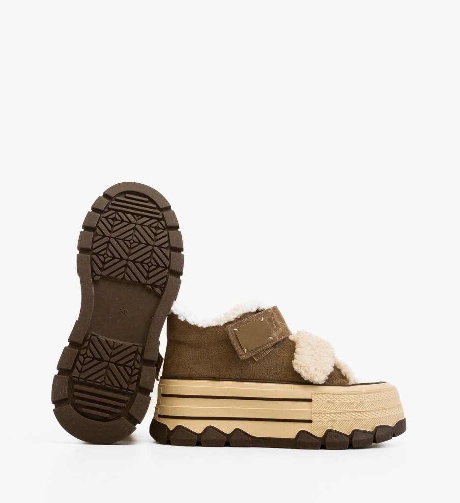 Sneakers Ojuh Khaki Dama - Confort și Stil Urban - imagine 5