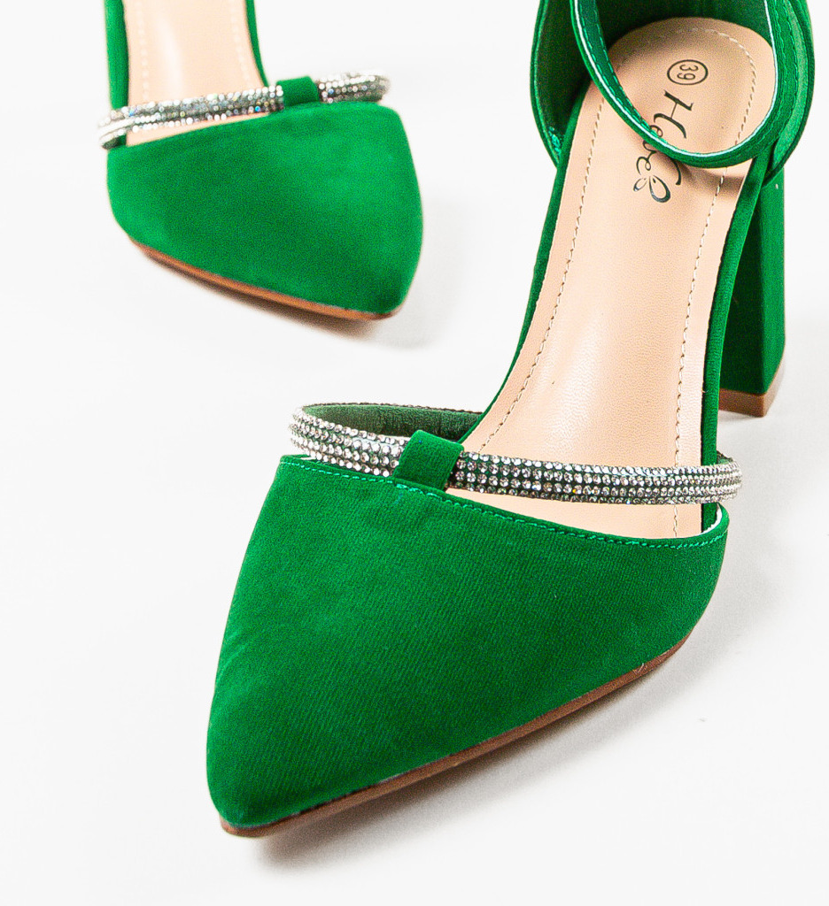 Pantofi Lylama Verzi | Eleganță și Stil - imagine 6