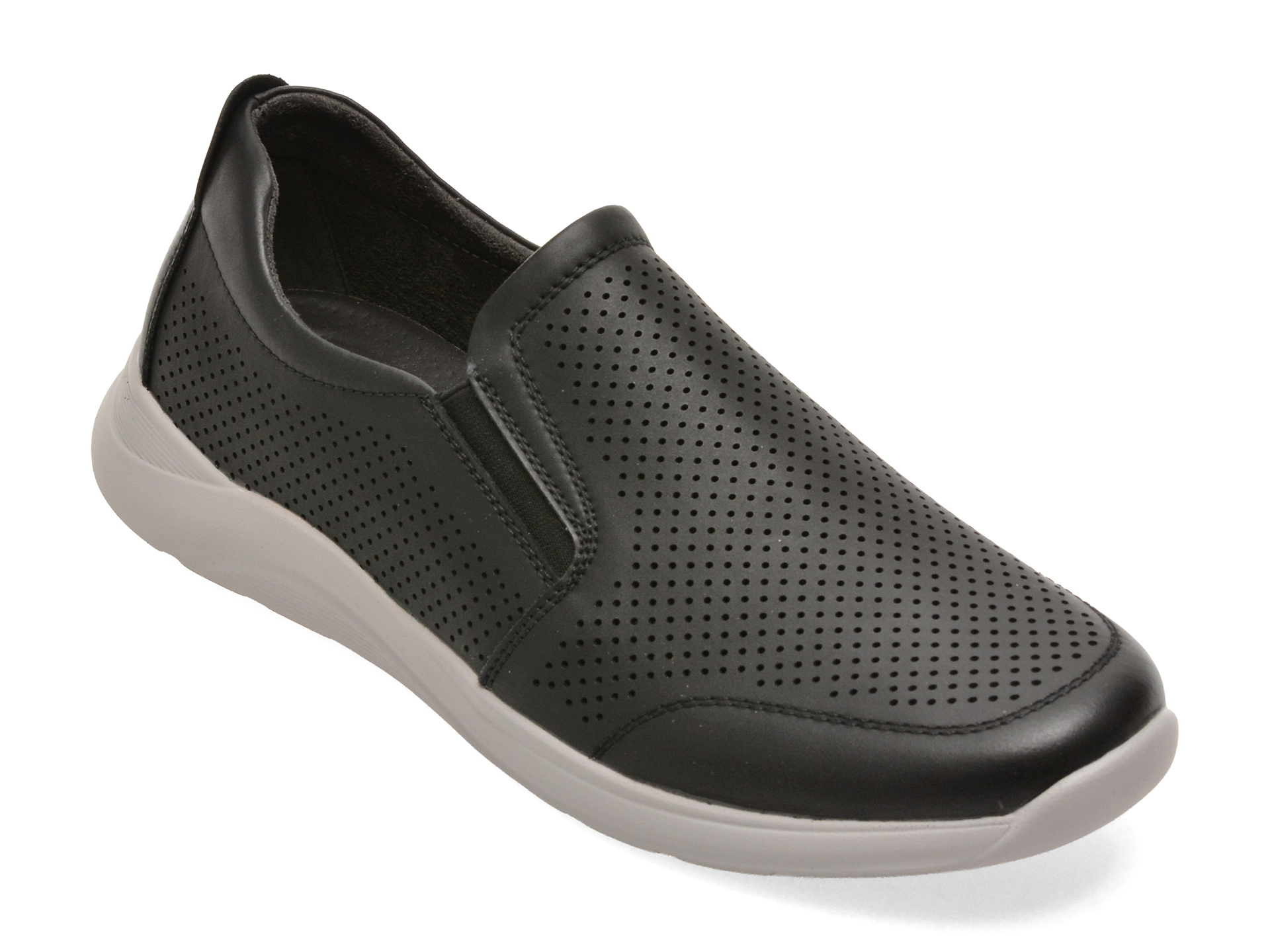 Pantofi Bite The Bullet H76 Negri Piele Naturală