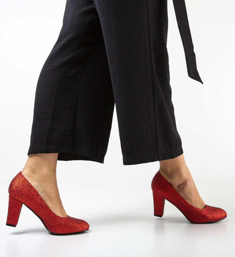 Pantofi cu Toc Rosii Esoum | Eleganță Asigurată