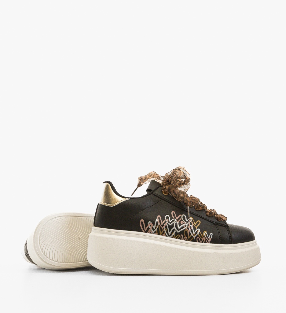 Sneakers Dama Ilius Negri - Confort și Stil - imagine 3