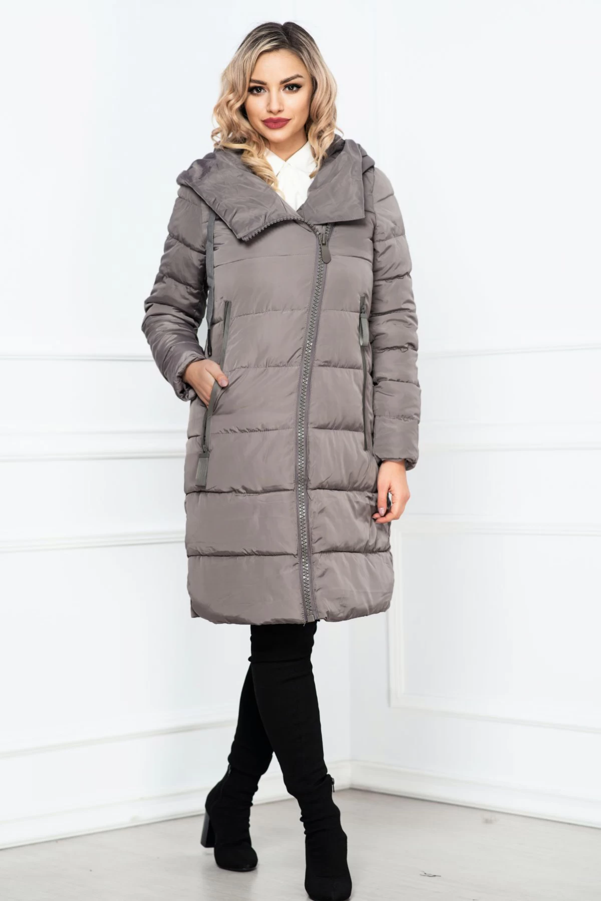 Geaca Fango Oversize Inpuff cu Fermoar