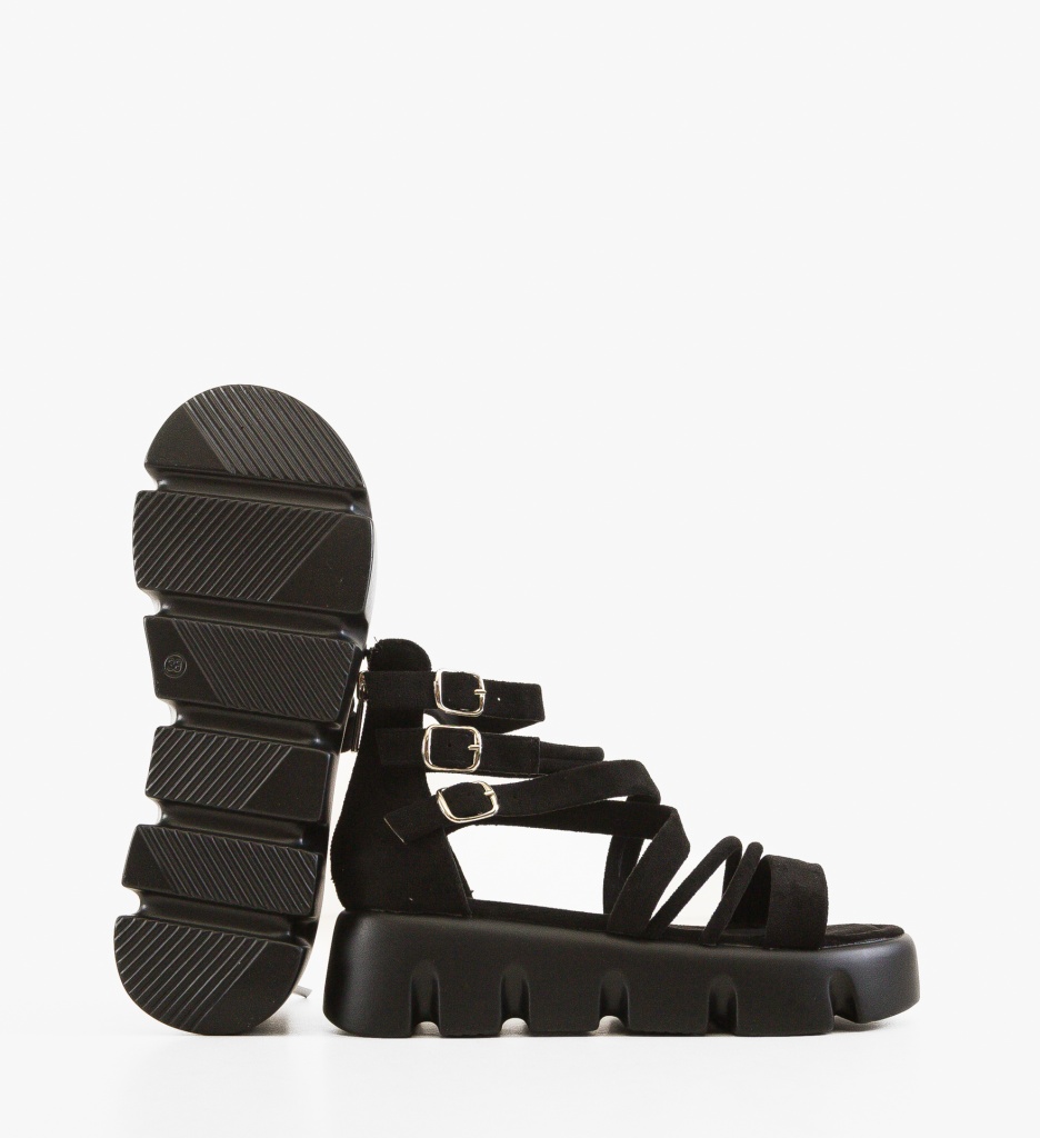 Sandale Aritsia Negre - Eleganță și Confort - imagine 3