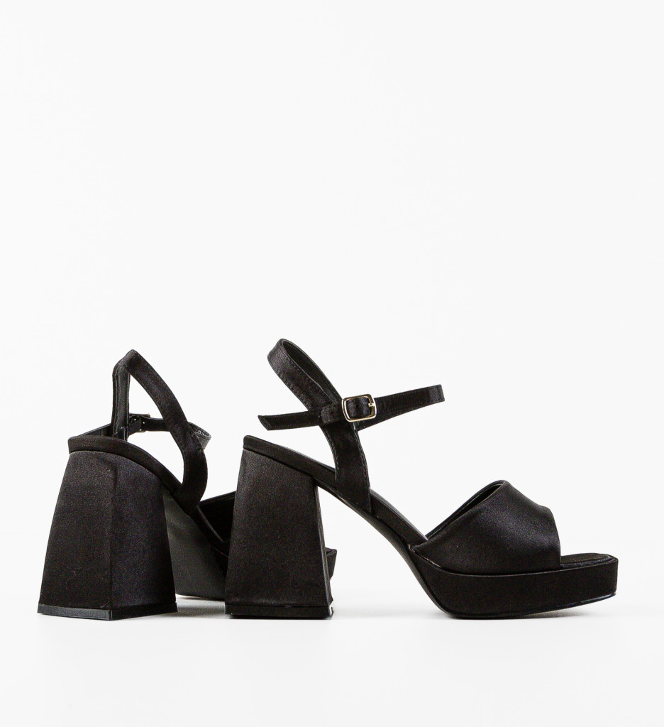 Sandale Josep Negre cu Toc | Eleganță Maximă - imagine 5