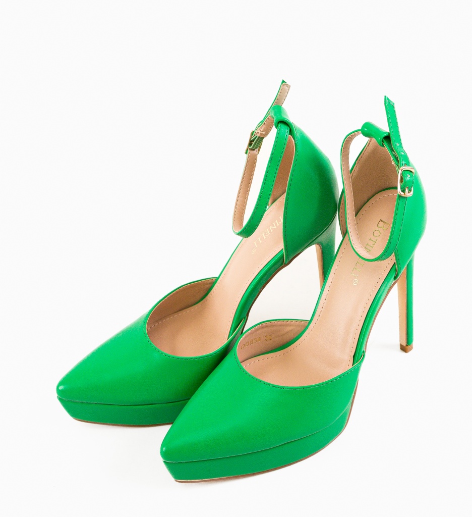 Pantofi dama Vera Verzi cu toc elegant - imagine 6