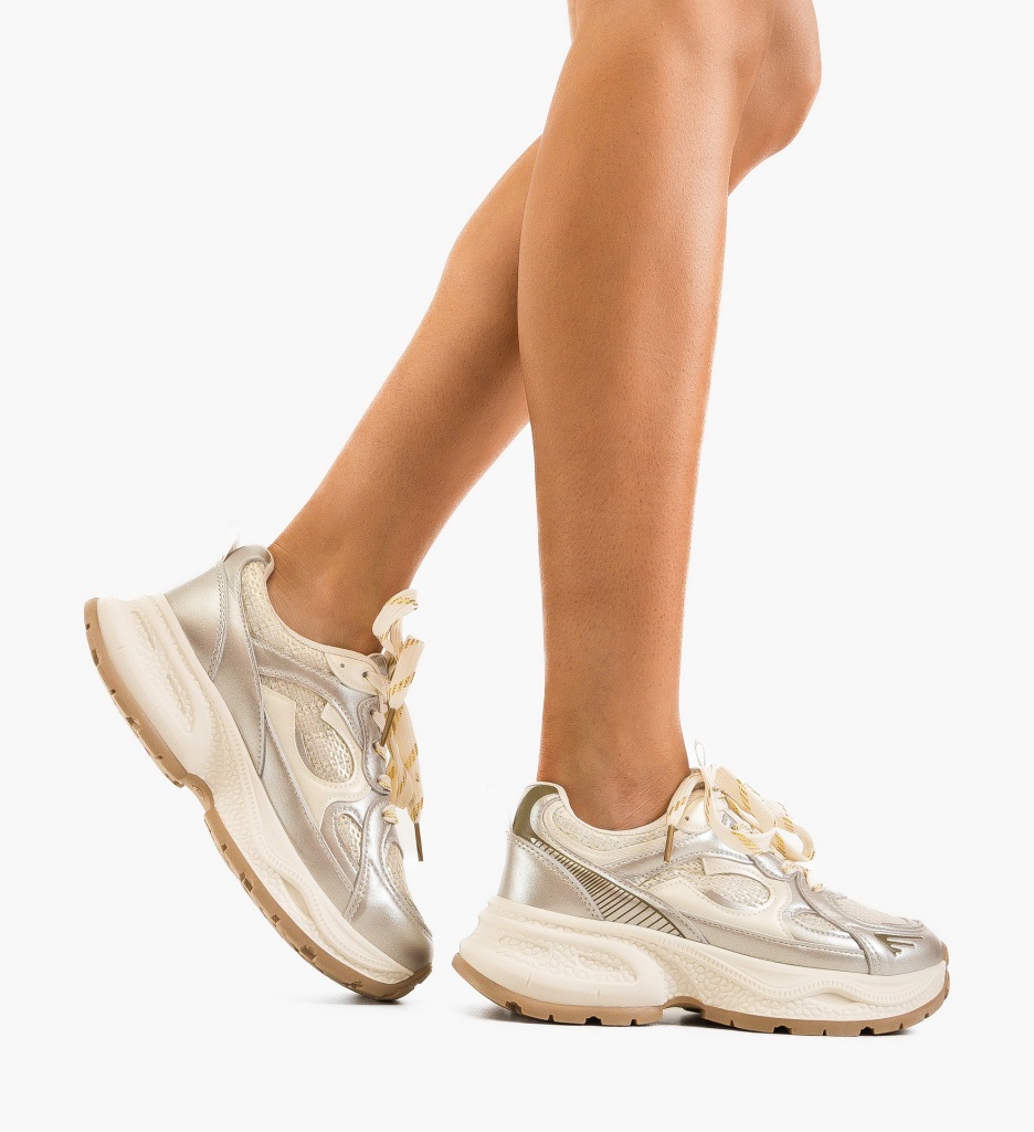 Sneakers Dama Aurii - Confort si Eleganta - imagine 3