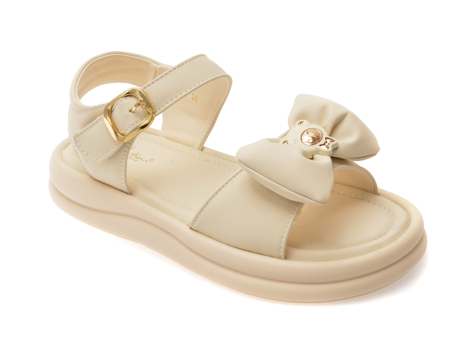 Sandale Selection Kids albe din piele