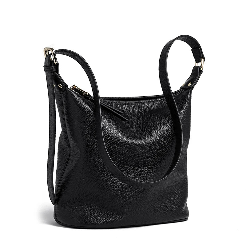 Geanta Lucasta GT2776 Delis Piele Naturala Neagra - imagine 4